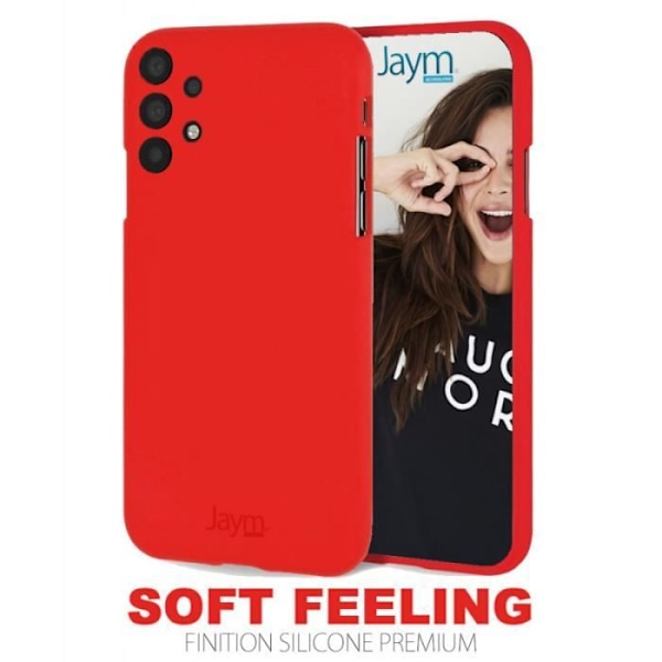 Fodral till Samsung Galaxy A32 4G Premium Soft Feeling Jaym Röd - JAYM - Mjuk - Syntet - Smidig Röd