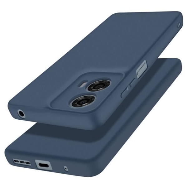 Coque - AVIZAR - Motorola Moto G24 Power - Semi-rigid - Soft-touch - Anti-spår Blå Natt Blå