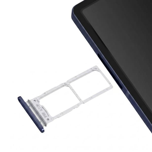SIM-kortskuffe til Galaxy Z Fold 6 Dual Nano SIM Plads Service Pack Samsung Mørkeblå Blå