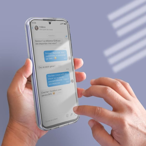 360° fodral kompatibelt med Samsung A54 5G Transparent fodral