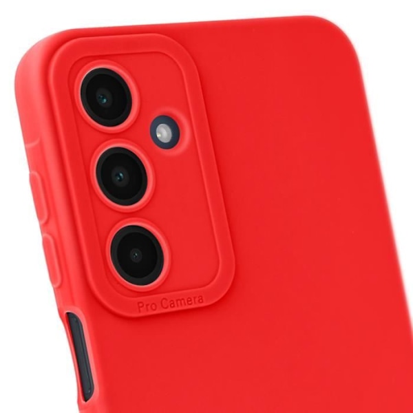 Coque til Samsung Galaxy A16 Silikone Mat Kamera Beskyttet Rød Röd