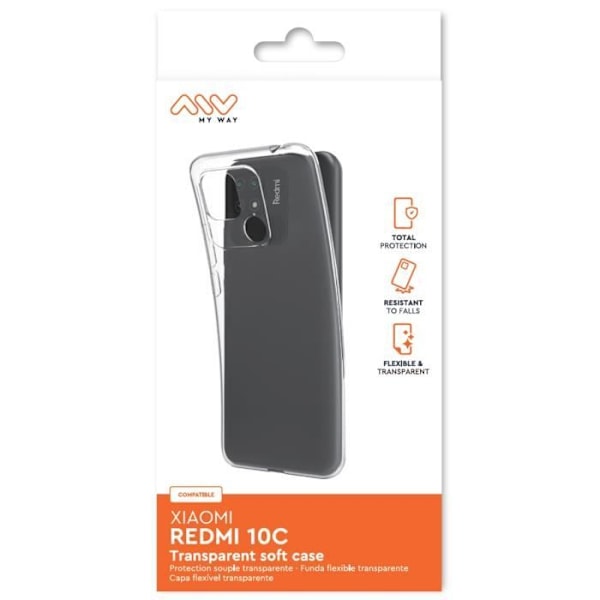 MYWAY TRANSPARENT BLØDT CASE XIAOMI REDMI 10C