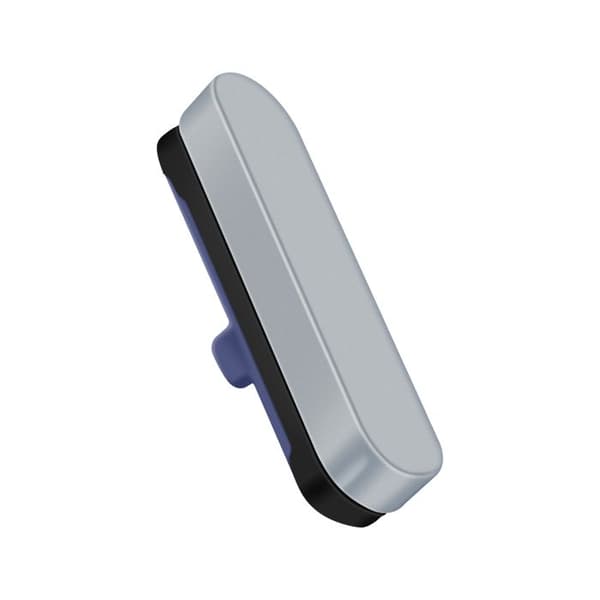 Power-knap - SAMSUNG - Galaxy S25/S25 Plus - Sølv - Erstatningsdel - Ægte Grå