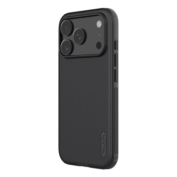 iPhone 17 Pro Cover Bi-Material Design Super Frosted Pro Nillkin Sort Svart