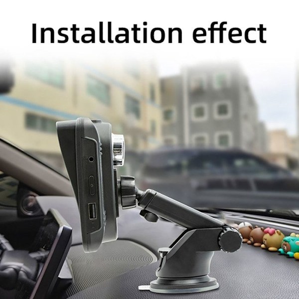 7" Kosketusnäyttö CarPlay Android Autolla / GPS / Aurinkosuojus / MP5-soitin Musta