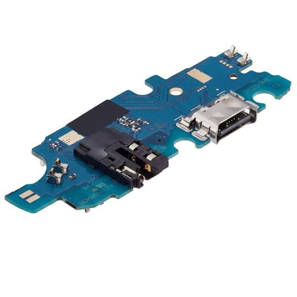 Opladerconnector kompatibel med Galaxy A14 5G med USB-C jackstik og mikrofon i blå Blå
