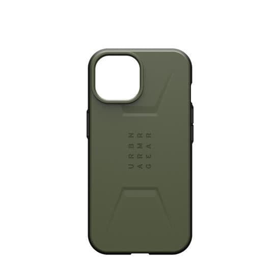 Coque - UAG - Civil - iPhone 15 Plus - Oliv - Halvstyv - Dämpar stötar Oliv