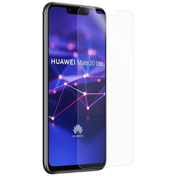 Suojakalvo - Huawei - Mate 20 lite / P Smart Plus - Läpinäkyvä - Naarmuuntumaton - Joustava Vit
