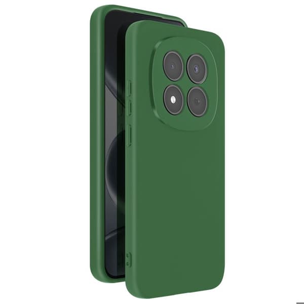 Coque Soft-Touch til Redmi Note 15 Pro 5G i skridsikkert silikone, fyrgrøn Grön