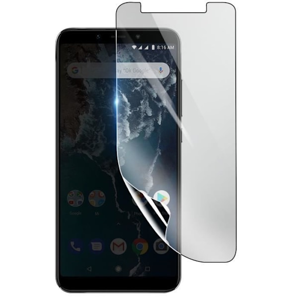 Näytönsuoja - 3MK - Xiaomi Mi A2 - Iskunkestävä Hydrogeeli - Läpinäkyvä - Naarmuuntumaton Transparent