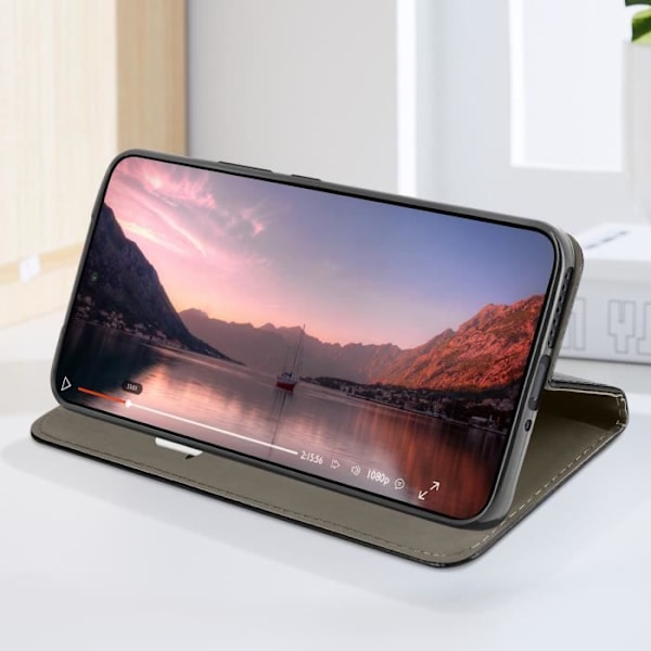 Fodral för Xiaomi 15 Magnetisk Plånboksstöd Svart Svart
