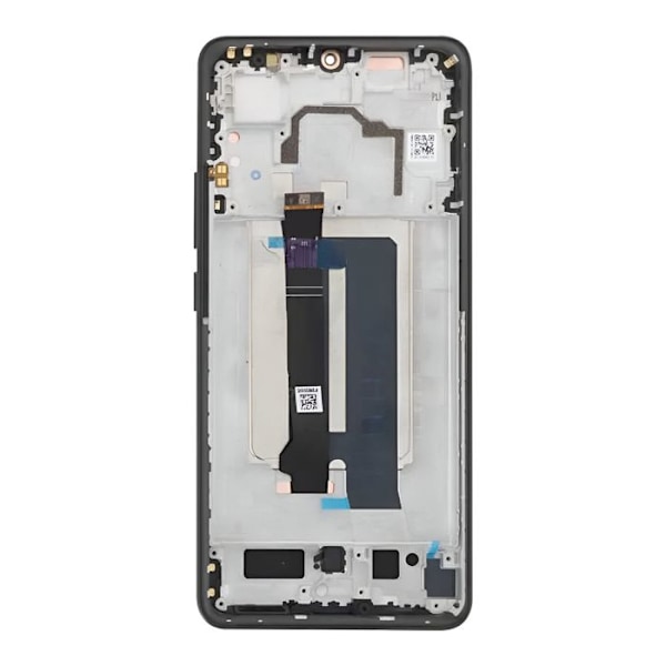 AMOLED-näyttö Xiaomi Poco X6 Prolle kosketuslasilla ja Xiaomi mustalla rungolla Svart