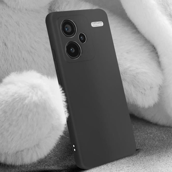 Fodral för Xiaomi Redmi Note 13 Pro Plus 5G Soft-touch Anti-Fingerprint Black Svart