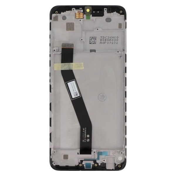 Näyttö Xiaomi Redmi 8A:lle - XIAOMI - LCD + Kosketusnäyttö + Alkuperäinen Kehys - Musta Svart