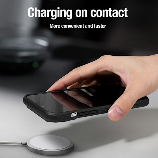 Coque til iPhone 15 Rigide Magnetisk CamShield PRO Nillkin Sort Svart