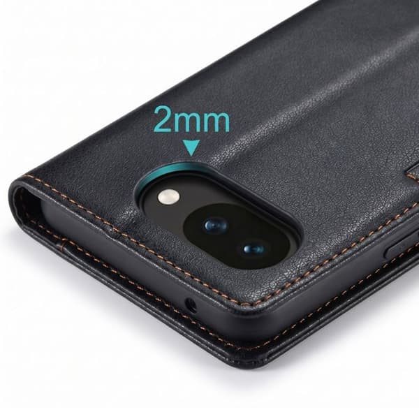Etui til Google Pixel 10a Anti-RFID med støtte CaseMe Sort Svart