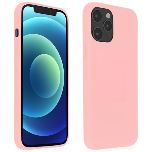 Coque - Apple - iPhone 12 / 12 Pro - Semi-rigid - Soft Touch - Kompatibel med QI Rosa