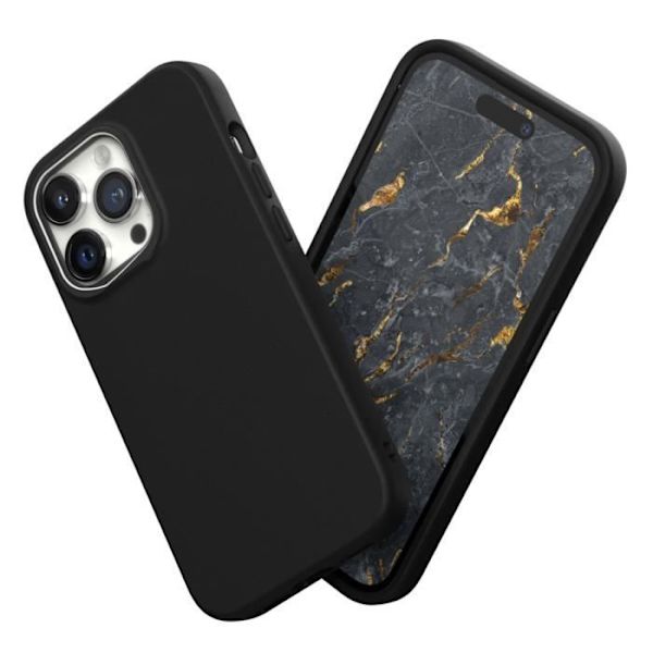 Coque - RHINOSHIELD - iPhone 14 Pro - Sort - Stødabsorberende - ShockSpread™ Svart