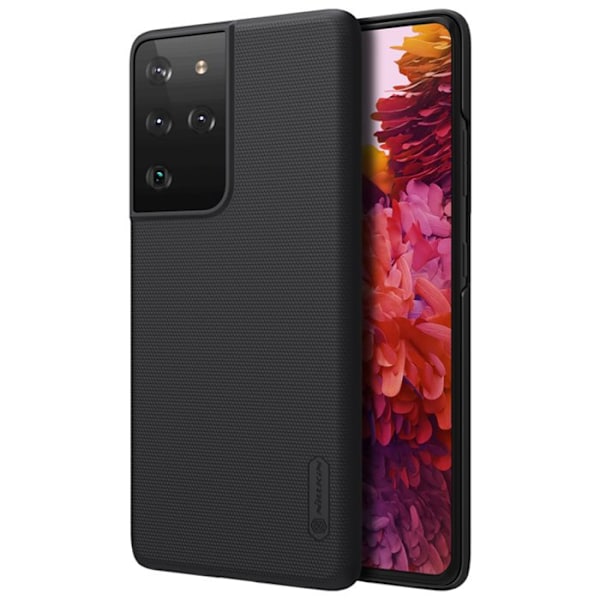 Samsung Galaxy S21 Ultra 5G kuori - Nillkin Super Frosted Shield - Musta svart