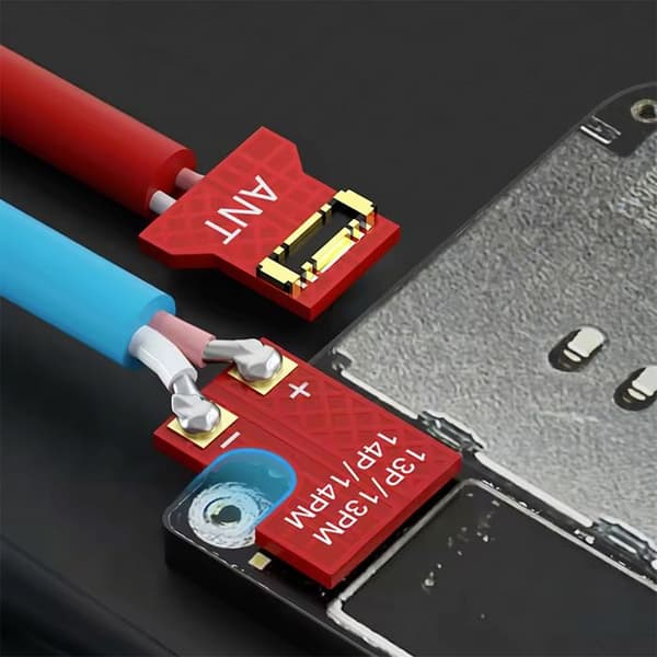 Startkabel för iPhone 6 till 16 Pro Max Modell M076 Anti-blockering MAANT Blå / Röd Blå