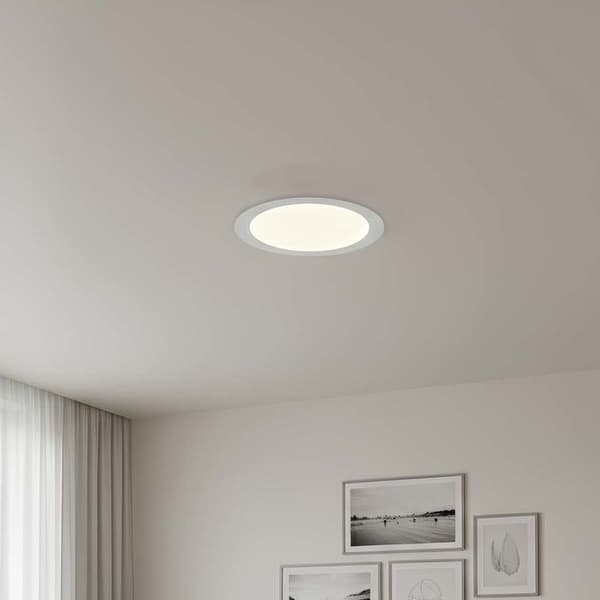 LED-panel - AVIZAR - Rund 16,7 cm - 12W - Inbyggd - 50 000 h Vit