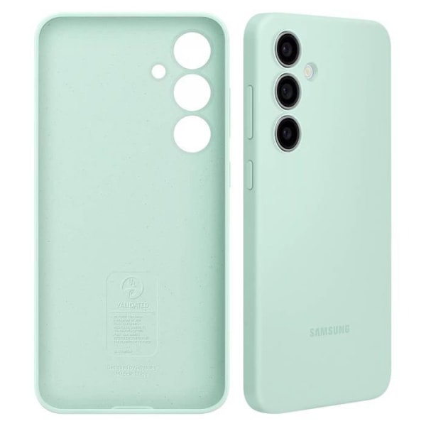 Coque för Samsung Galaxy S24 FE Silikon Flexibel Soft Touch Original Samsung Ljusgrön Grön