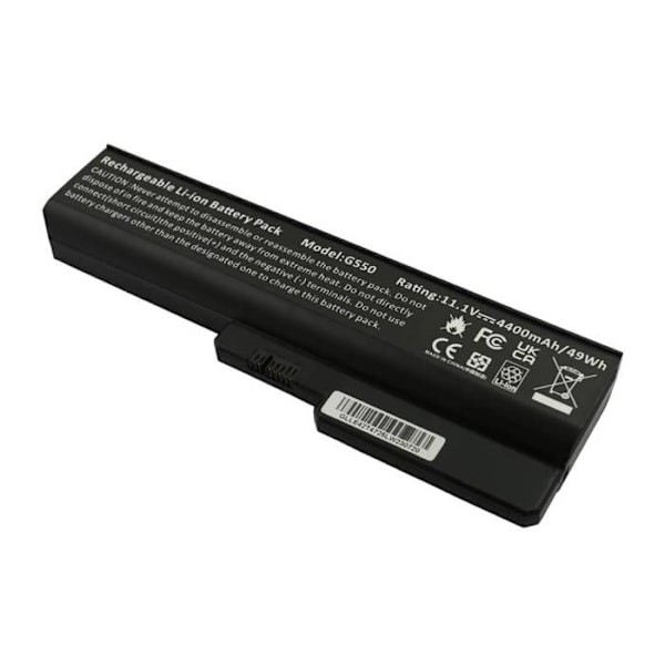 Batteri til PC Lenovo 3000 N500 11,1V 4400mAh Li-ion Sort Svart