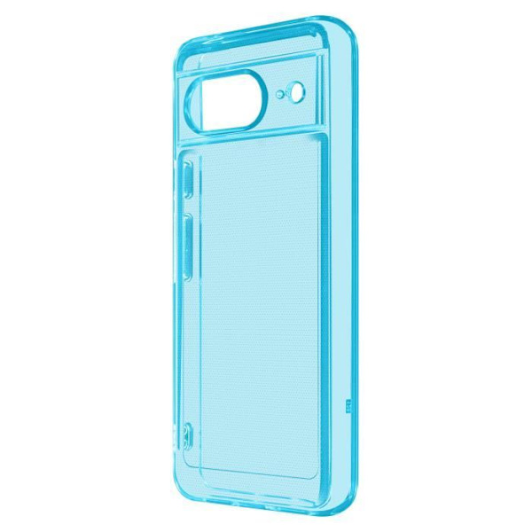Coque - Klassinen Kuori - Google Pixel 8 - Pehmeä Silikoni - Läpinäkyvä Sininen - Iskusuojastus Ljusblå