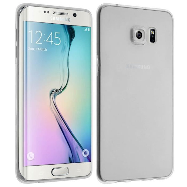 Coque - Toissijainen iho - Samsung Galaxy S6 Edge Plus - Ultra-ohut - Kirkas - Silikonigeeli Transparent