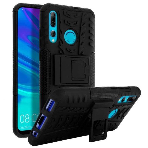 Fodral - AVIZAR - Huawei P Smart Plus 2019 - Hybrid - Stötsäker - Videostöd Svart Svart