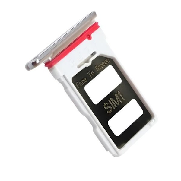 SIM-kortskuffe - AVIZAR - Xiaomi Mi 11i - Dual Nano SIM - Hvid hvid