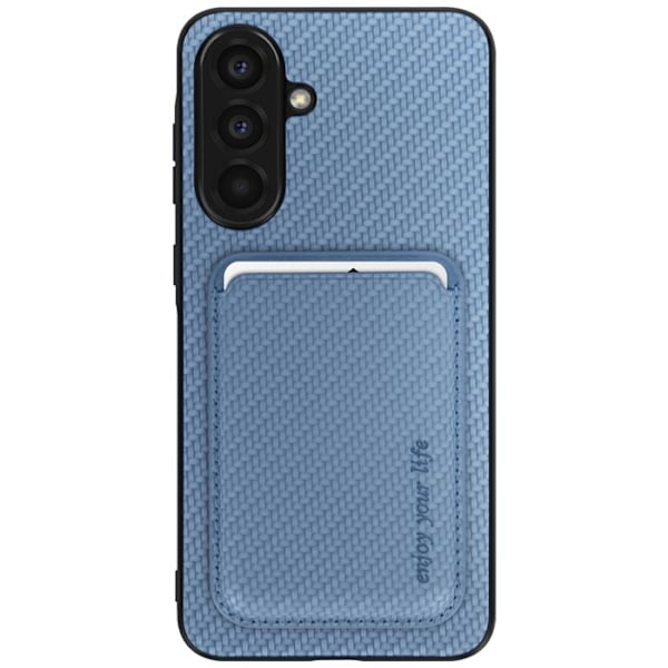 Coque för Samsung Galaxy A56 Med avtagbar kortficka Blå Blå