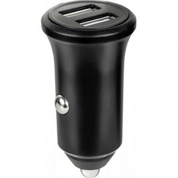 USB A+A autolaturi - Bigben - Kaksoislaturi - 24W - 100% kierrätetty muovi - FastCharge musta