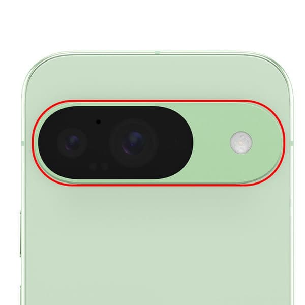 Linskamera Bakre för Google Pixel 9 Grön Grön