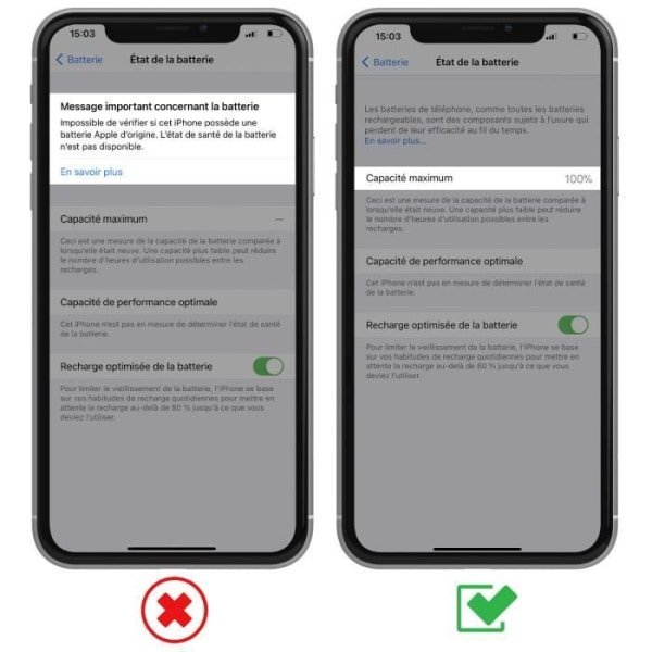 Batteri Utan BMS för iPhone XR Kapacitet 2942mAh Svart