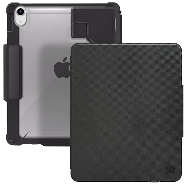 Azerty-näppäimistön kuori iPad 11 2025 ja 10 2022 Touchpad stm goods Musta