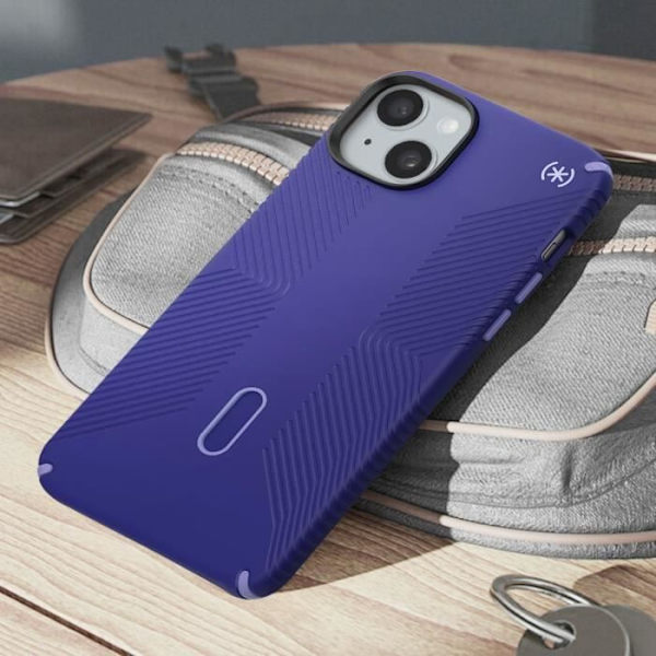iPhone 15 Plus Cover Presidio2 Grip Clicklock Speck Blue Blå
