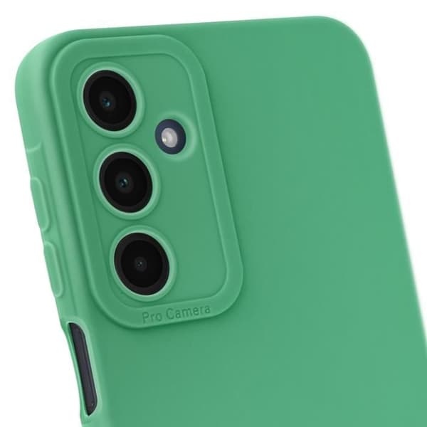 Coque - Samsung - Galaxy A16 - Silikone Blød - Kamera Blockeret - Grøn Grön