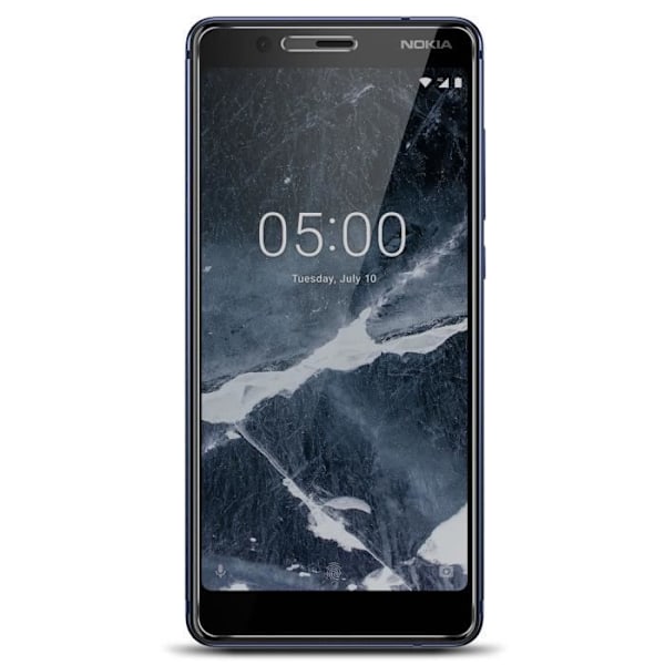 Suojakalvo - AVIZAR - Nokia 5.1 - Karkaistu lasi - 9H naarmuuntumaton - Erittäin ohut transparent