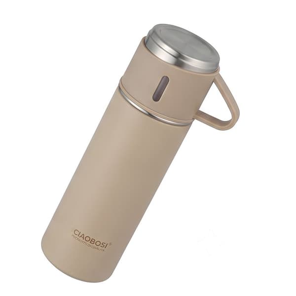 Termokande med vakuum 500ml med grå tefilter Grå