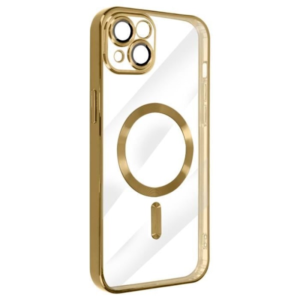 MagSafe iPhone 14 Plus Silikon Guld Fodral Magsafe Fodral