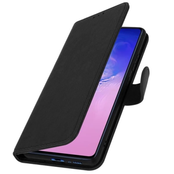 Etui til Samsung Galaxy S10 Lite Full Cover Kortholder Stand Funktion Sort