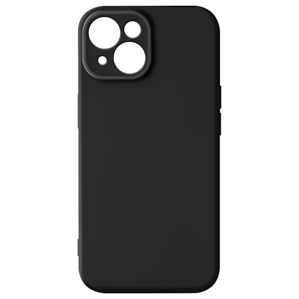 Silikonetui til iPhone 15 Plus - AVIZAR - Sweet Series - Sort - Soft Touch - Tyndt og slankt design Svart
