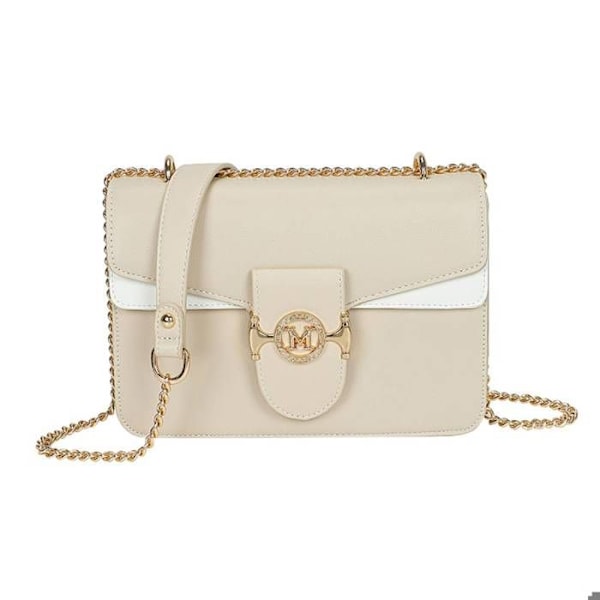 Elegant Gallantry Beige Axelsväska för Kvinna Beige