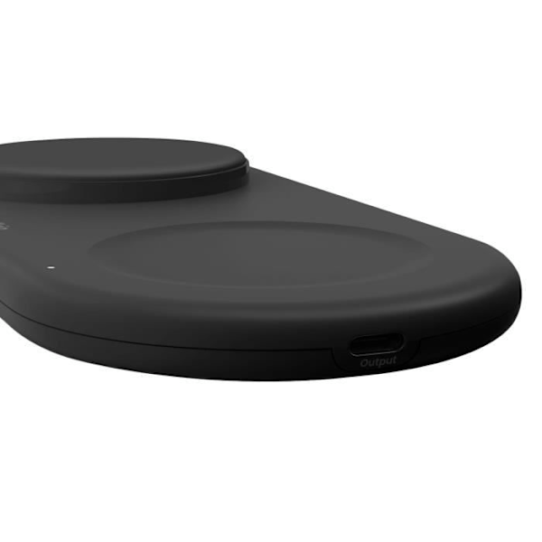 Latausasema - BELKIN - Qi2 Magneettinen - Kaksoispohja - 15W - Musta Svart