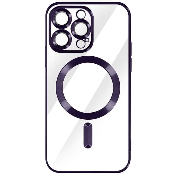 Coque MagSafe - Apple - iPhone 14 Pro Max - Lilla - Silikone - Kromkant Violett