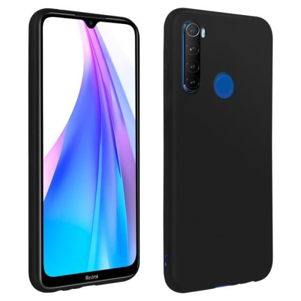 Fodral Xiaomi Redmi Note 8T Silikongel Flexibel Beständig Ultratunn svart Svart