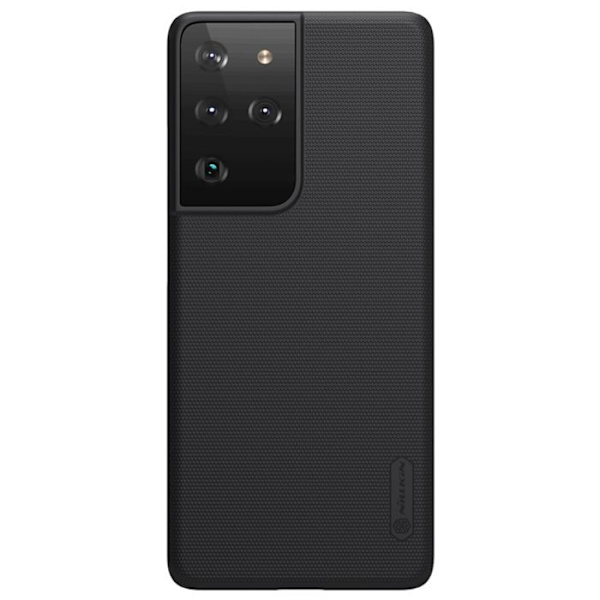 Skyddsfodral för Samsung Galaxy S21 Ultra 5G - Nillkin Super Frosted Shield - Svart svart