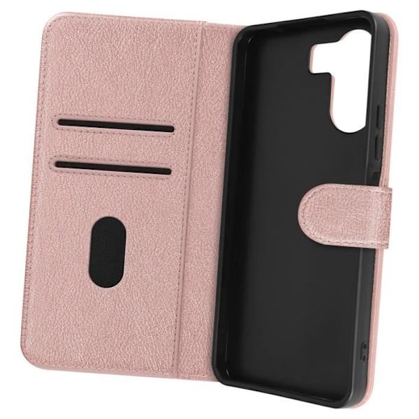 Kotelo Xiaomi Redmi 13C:lle - AVIZAR - Chesterfield - Lompakko- ja videotuki - Vaaleanpunainen Rosa