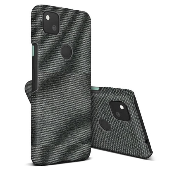 Coque - ILMOITA - Google Pixel 4A - Kangasviimeistely - Kova - Jälkihylkivä, Pesukelpoisuus Grå